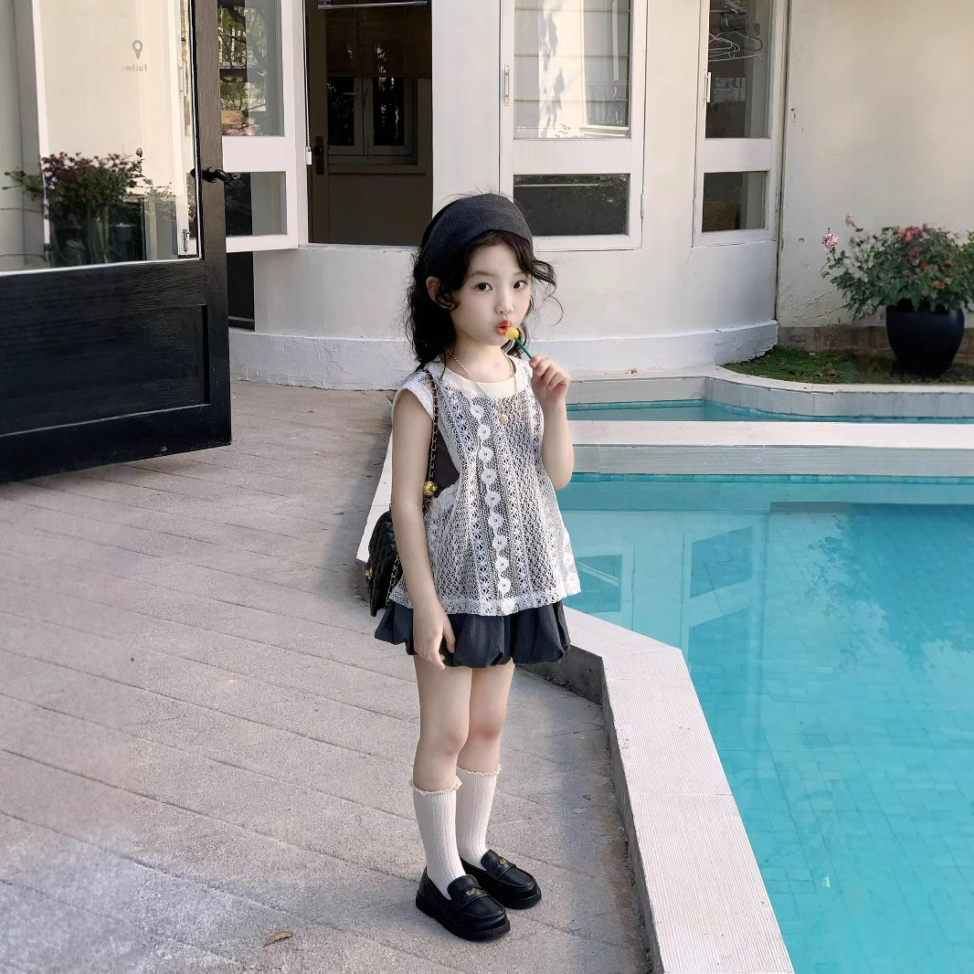 2025新作★子供服　ブラウス&ベスト&ズボン分けて★90cm〜140cm