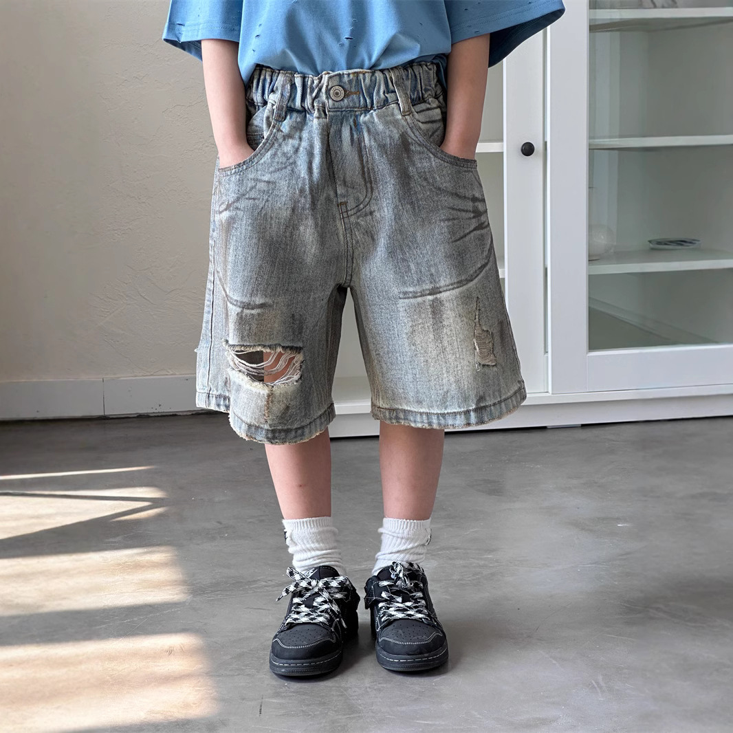 「2025」子供服★ハーフパンツ★ズボン★ジーンズ★韓国風子供服★90cm〜150cm