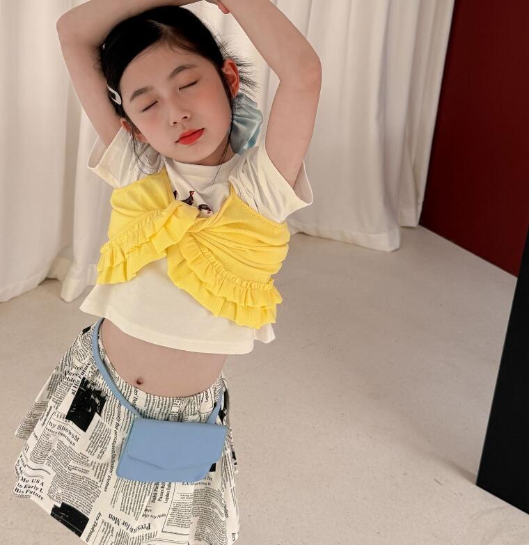 2025新作★子供服　Tトップス&ベスト&スカート分けて★90cm〜150cm