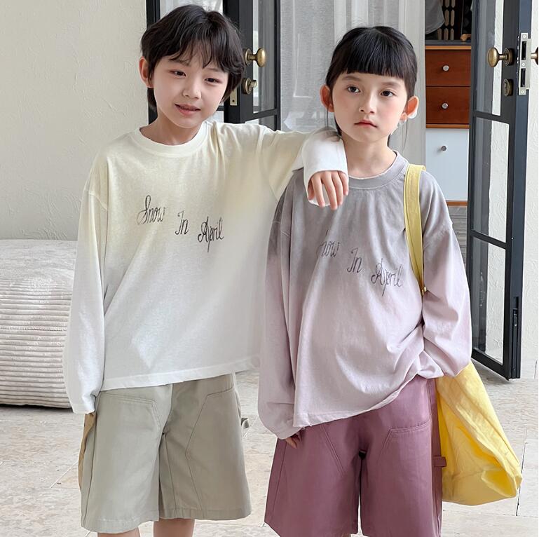 2025夏新作★子供服　トップス★90cm〜150cm 2色