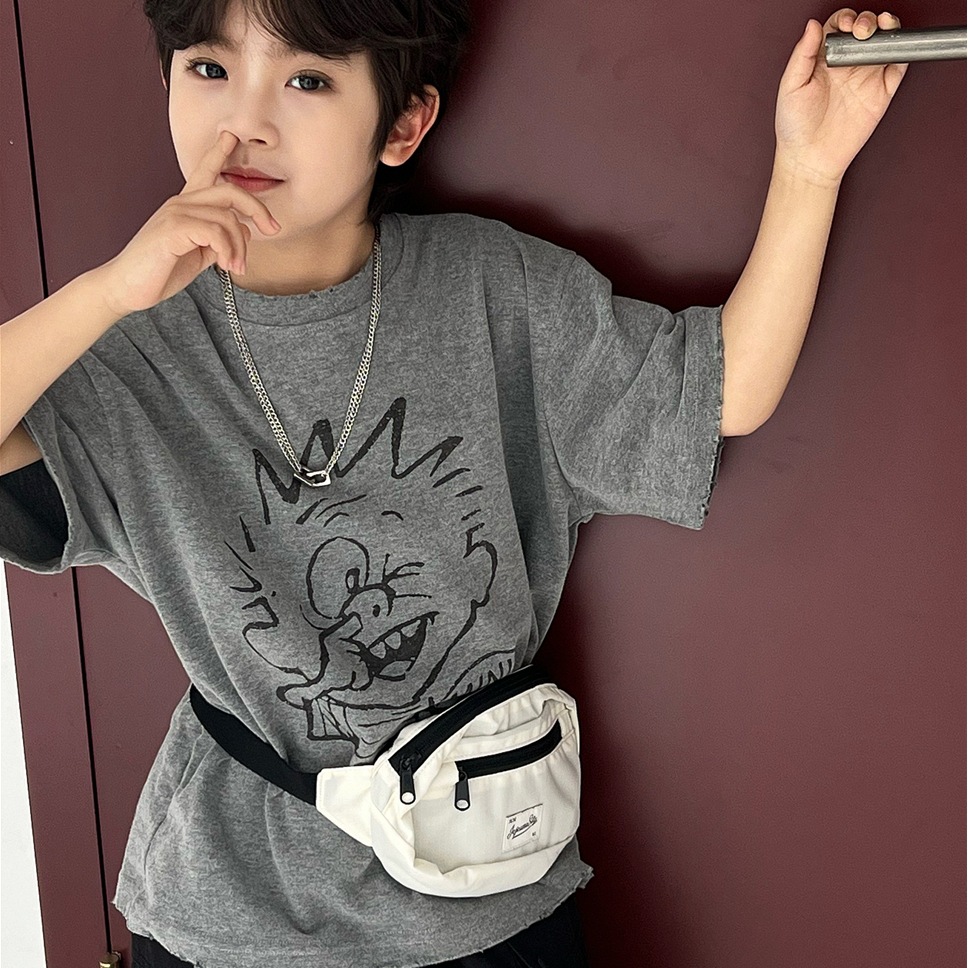 2025夏新作★子供服　トップス★100cm〜160cm 2色
