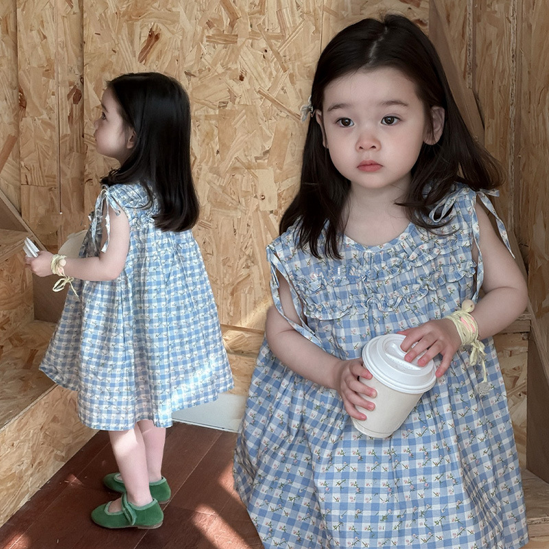 「2025」子供服★ワンピース★袖なし★韓国風子供服★90cm〜150cm