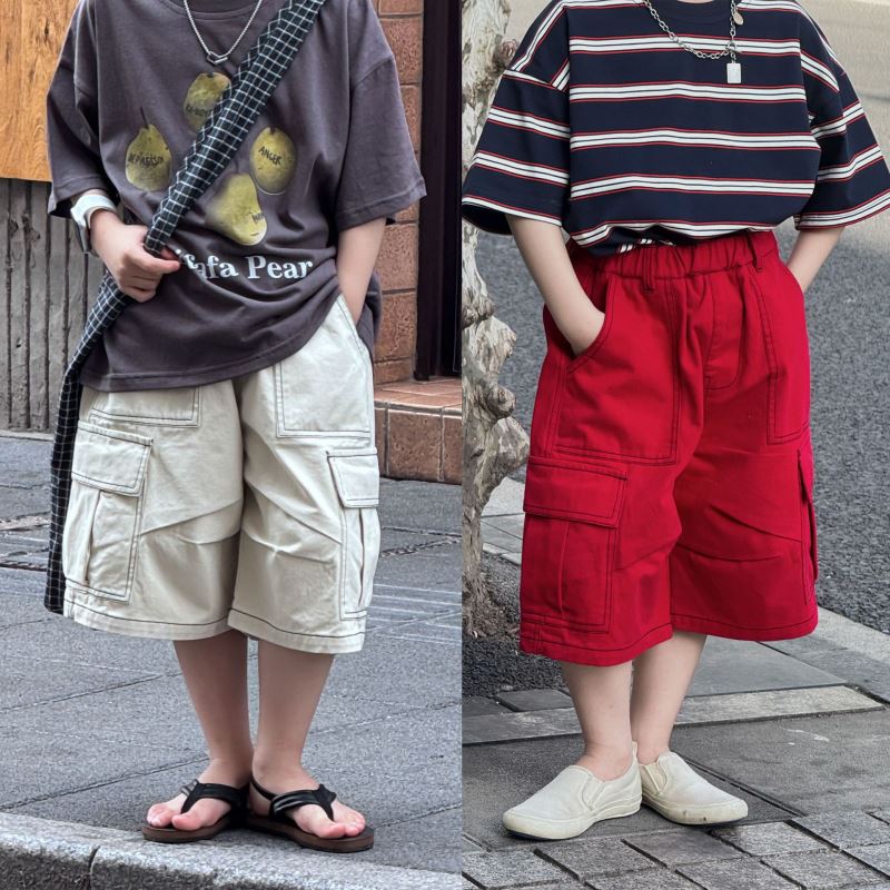 2025夏新入荷★子供服　ズボン★100cm〜150cm 2色