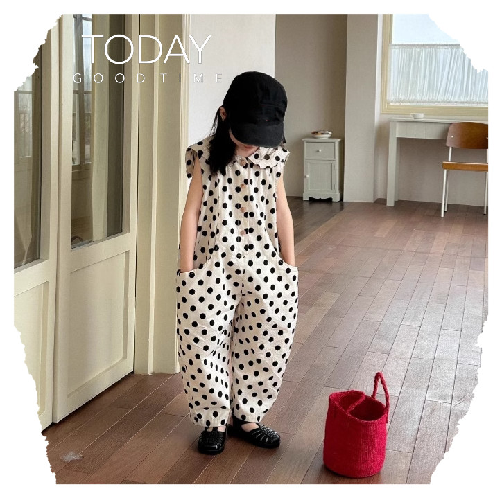 「2025」子供服★連体服★水玉★韓国風子供服★90cm〜140cm