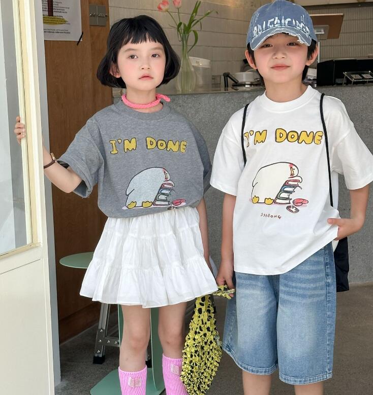 2025夏新作MXW★子供服　トップス★90cm〜150cm 2色