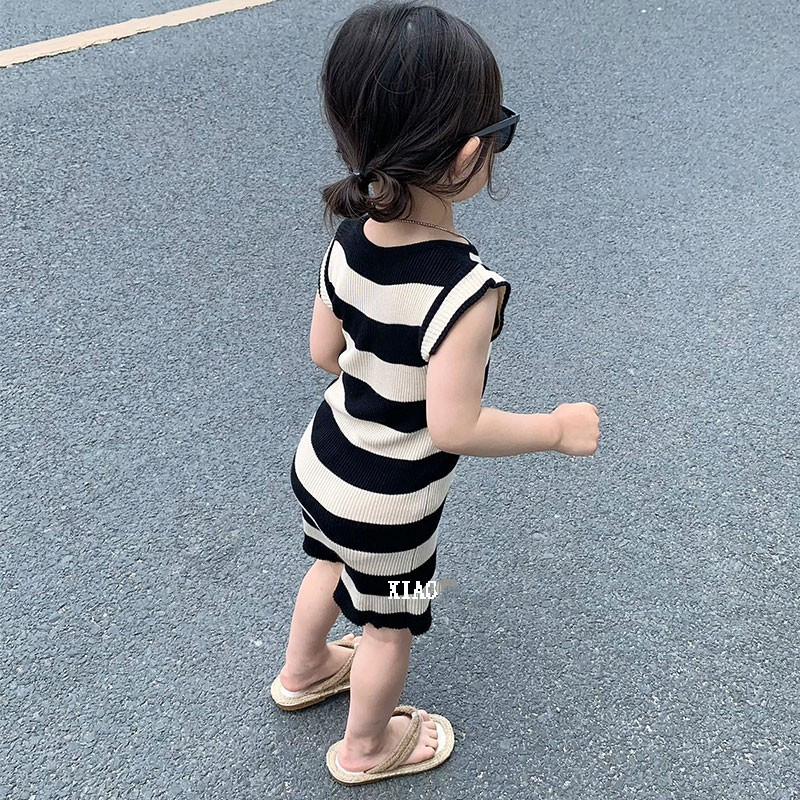 「2025」子供服★ワンピース★ストライプ★韓国風子供服★80cm〜140cm