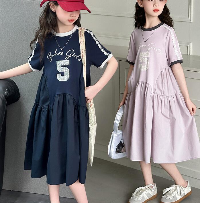 2025新品★子供服　ワンピース★120cm〜170cm 2色