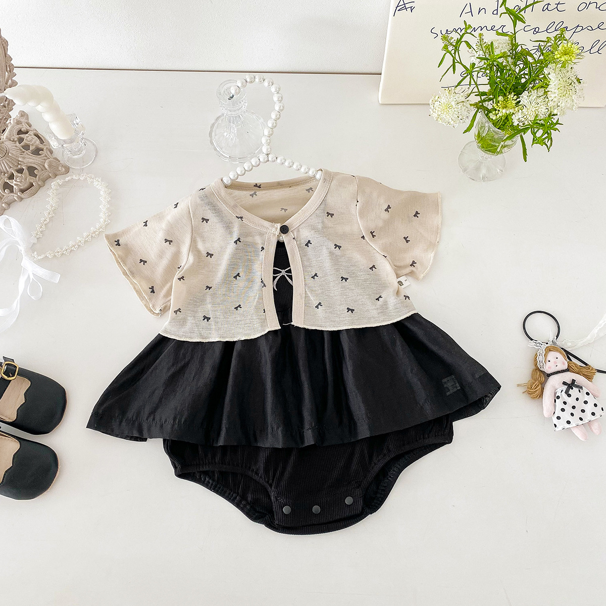 「2025」子供服★トップス+ロンパース★セットアップ★韓国風子供服★66cm〜90cm