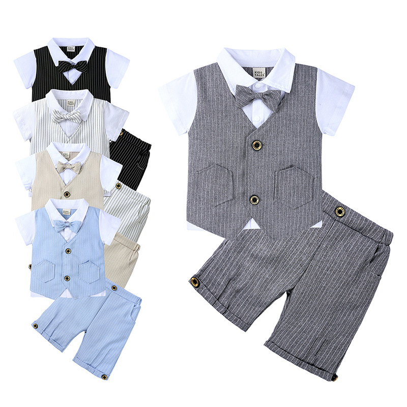 「2025」子供服★ワイシャツ+チョッキ+ズボン★セットアップ★格好いい★3色80cm〜110cm