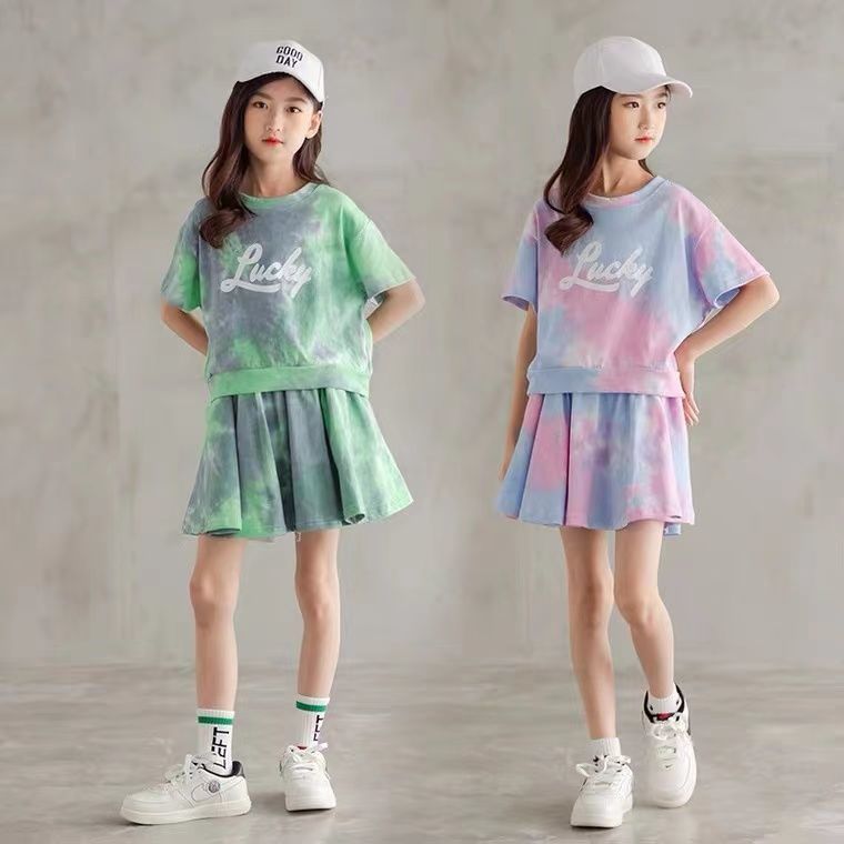 2025★夏新作★韓国風ベビー服★トップス+スカート★120cm〜170 2色
