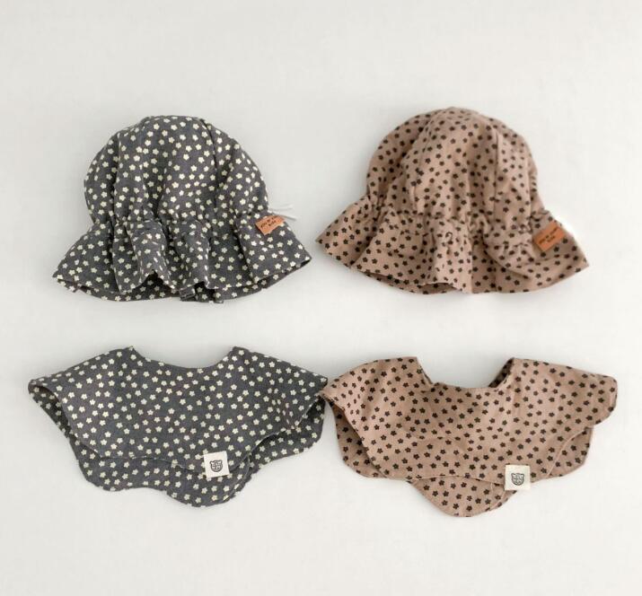 2025年新品★子供用★帽子&涎掛け分けて★ 2色