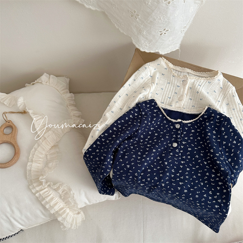 2025秋新作XF★子供服　トップス★80cm〜130cm 2色