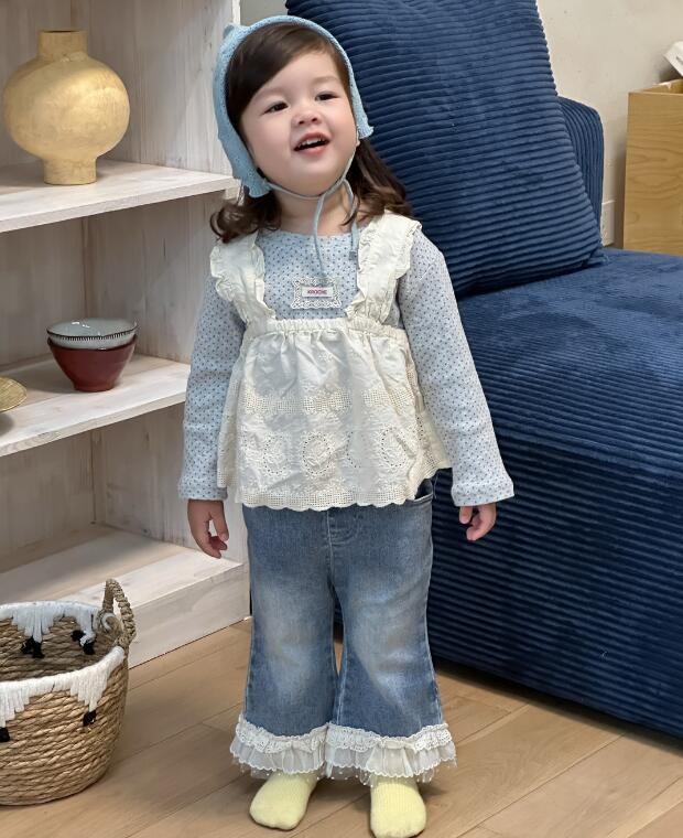2025秋新作★子供服　トップス+ベスト&ズボン分けて★73CM〜100cm