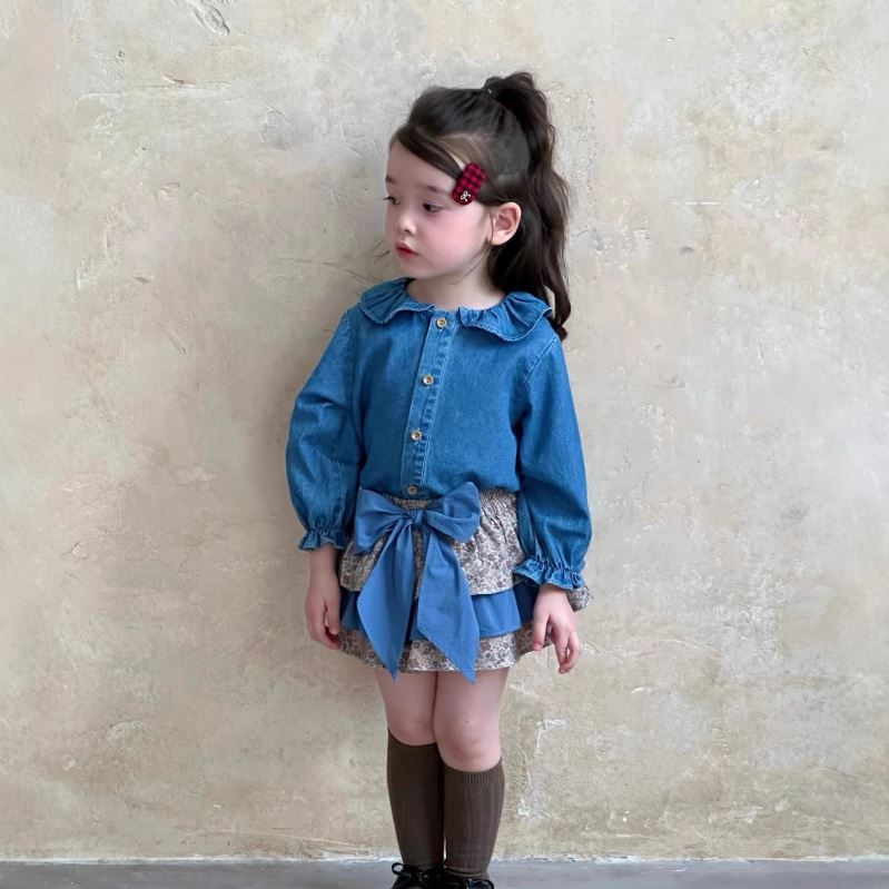 2025★春秋新作★韓国風ベビー服★トップス★ズボン★7〜17 2色