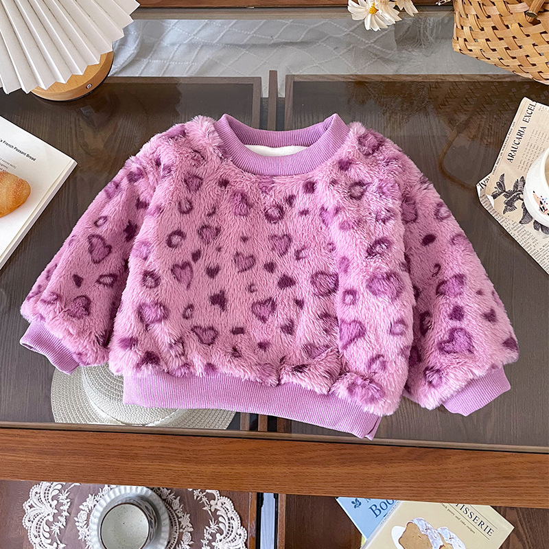 2025秋冬新作★子供服　裏起毛トップス★80cm〜130cm