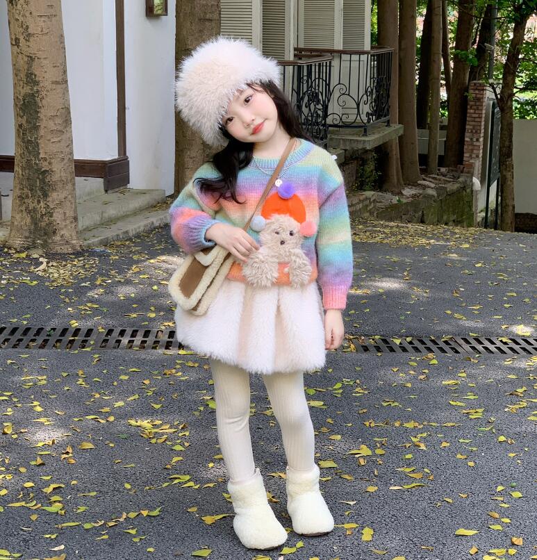 2025秋新品★子供服 　セーター&レギンス&スカート分けて★90〜140cm