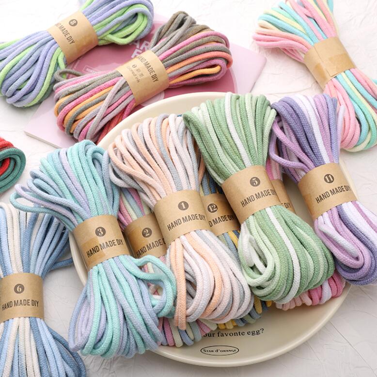 激安販売★芸DIY デコパーツ ★手作り編み紐材料★4mm*10m