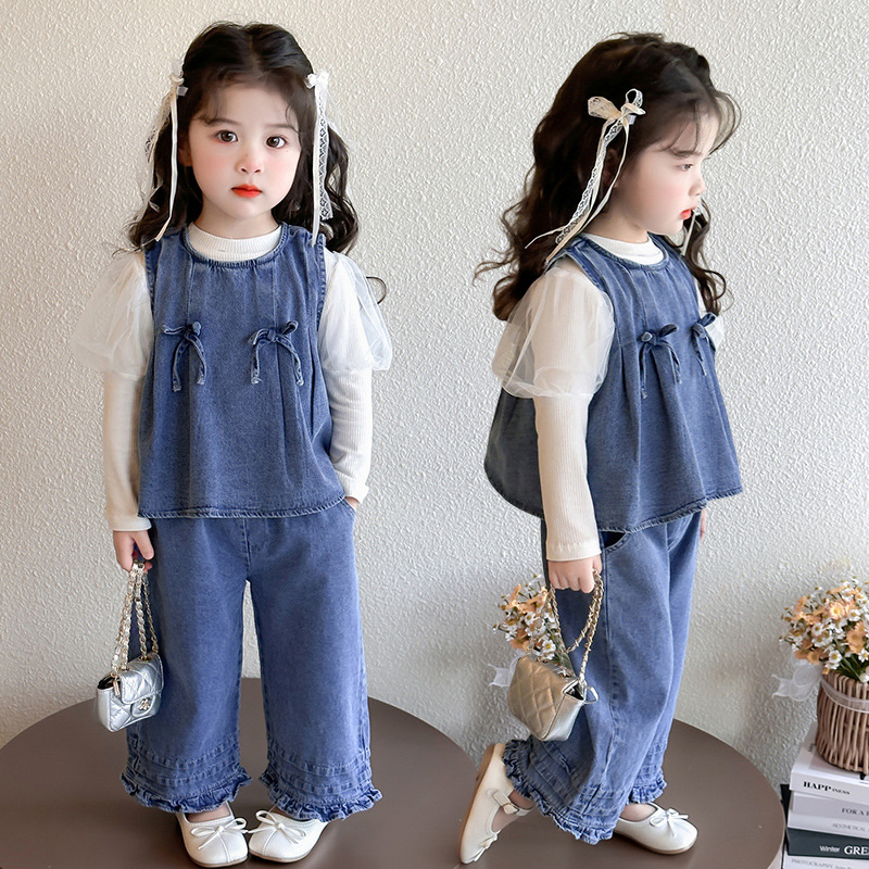 2025秋新品★子供服　3点セットアップ★90cm〜140cm