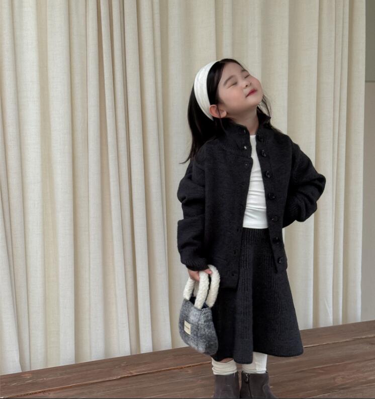 2025秋新品★子供服 　カーディガン+スカート　セット★90cm〜140cm