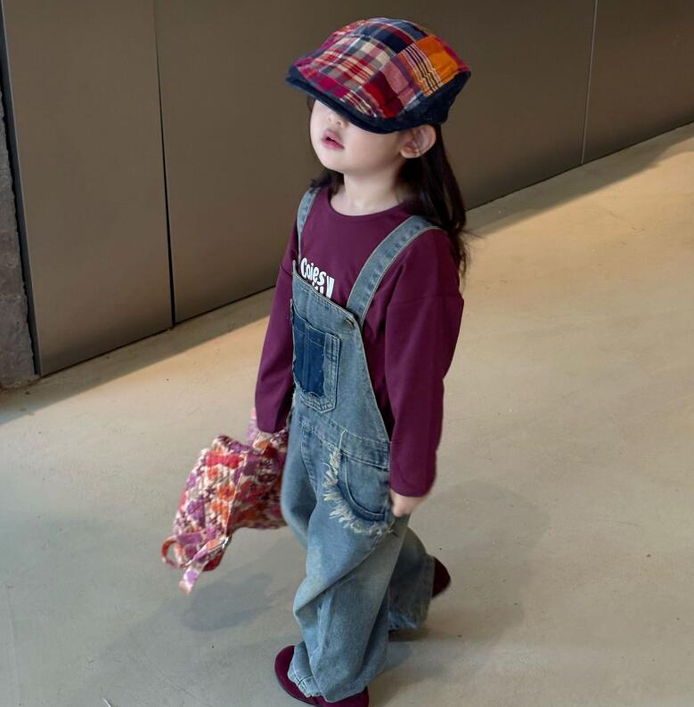 2025秋新作★子供服　トップス&サロペット分けて★90cm〜140cm