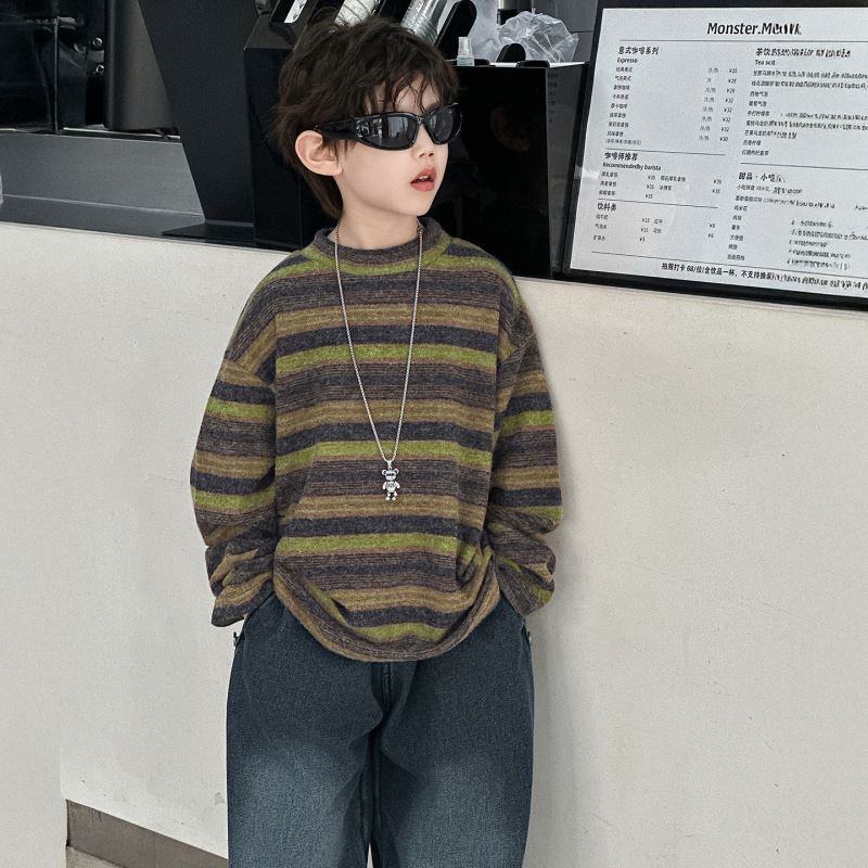 2025冬新作★子供服　トップス★90cm〜160cm 2色