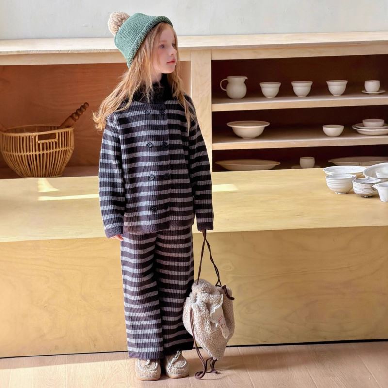 2025冬新品HLL★子供服　セットアップ★90cm〜150cm