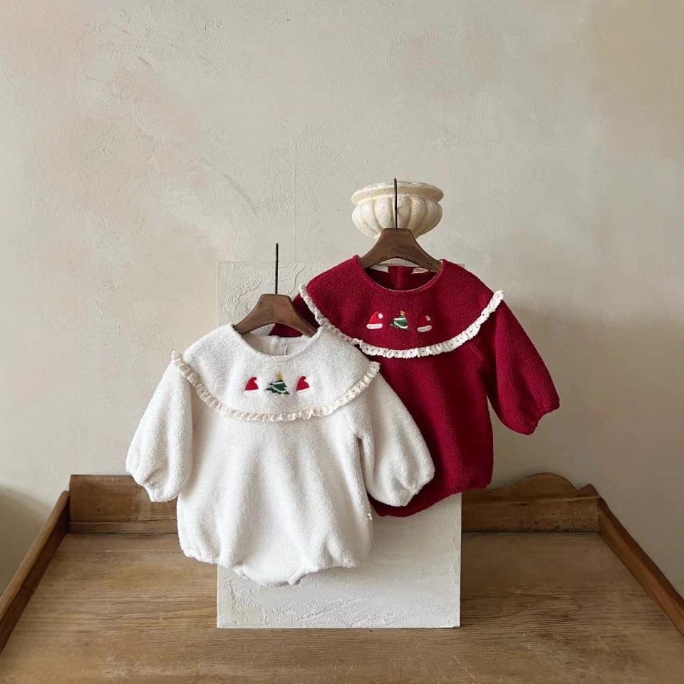 2025新入荷★ベビー服　クリスマス服　ロンパース★66cm〜90cm 2色