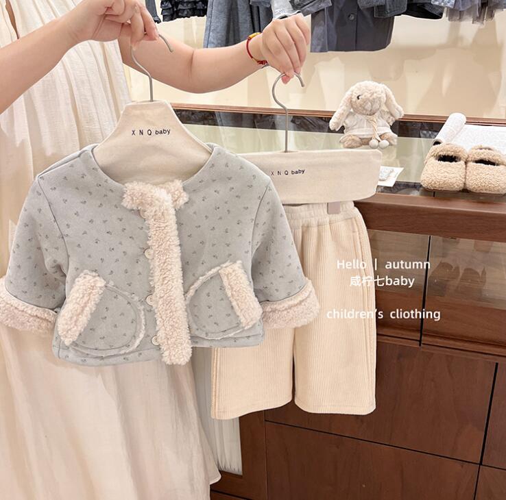 2025冬新品XN★子供服 　コート&ズボン分けて★80cm〜130cm