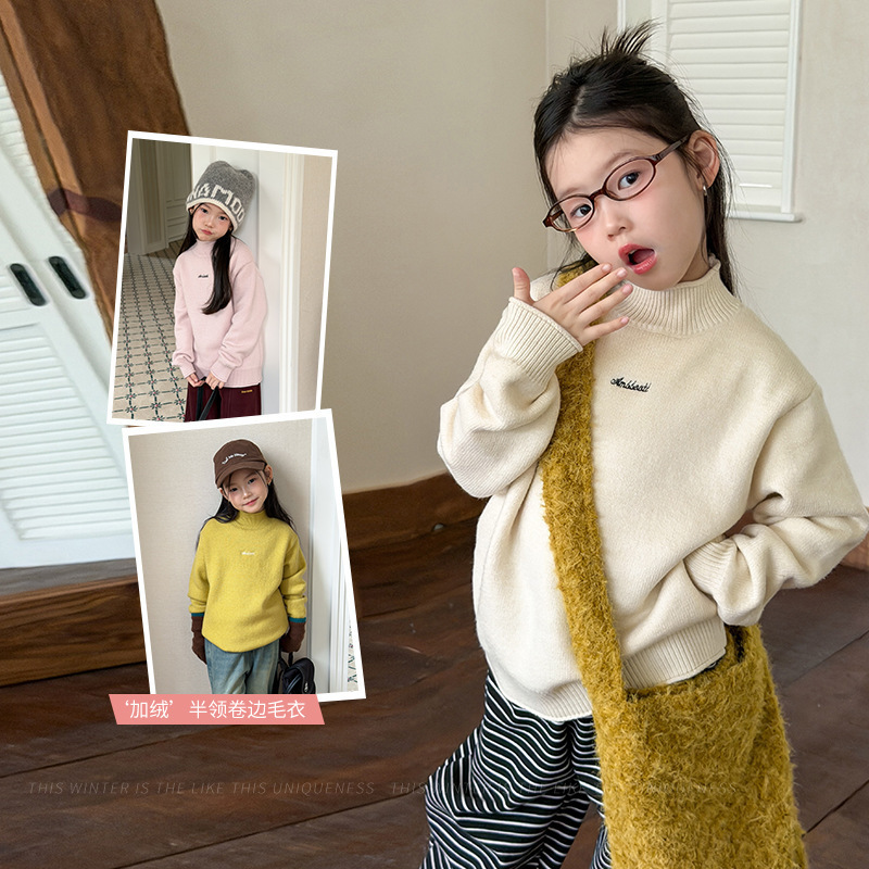 2025冬新作A★子供服　セーター★90cm〜160cm 3色