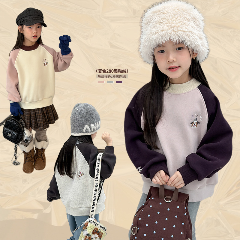 2025冬新作A★子供服　トレーナー★90cm〜170cm 3色