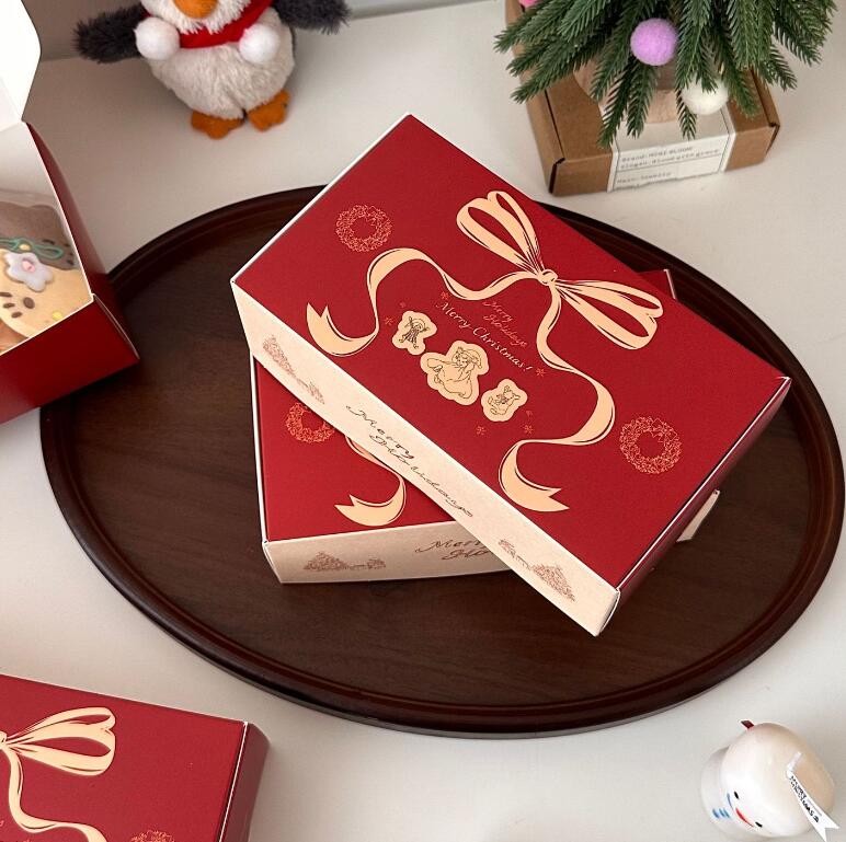 ★クリスマスギフト包装用箱★デザート用ギフトボックス★
