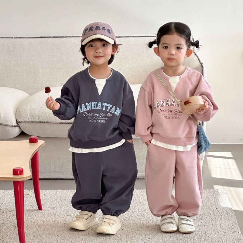 2026新品MM★子供服　セットアップ★80cm〜150cm 2色