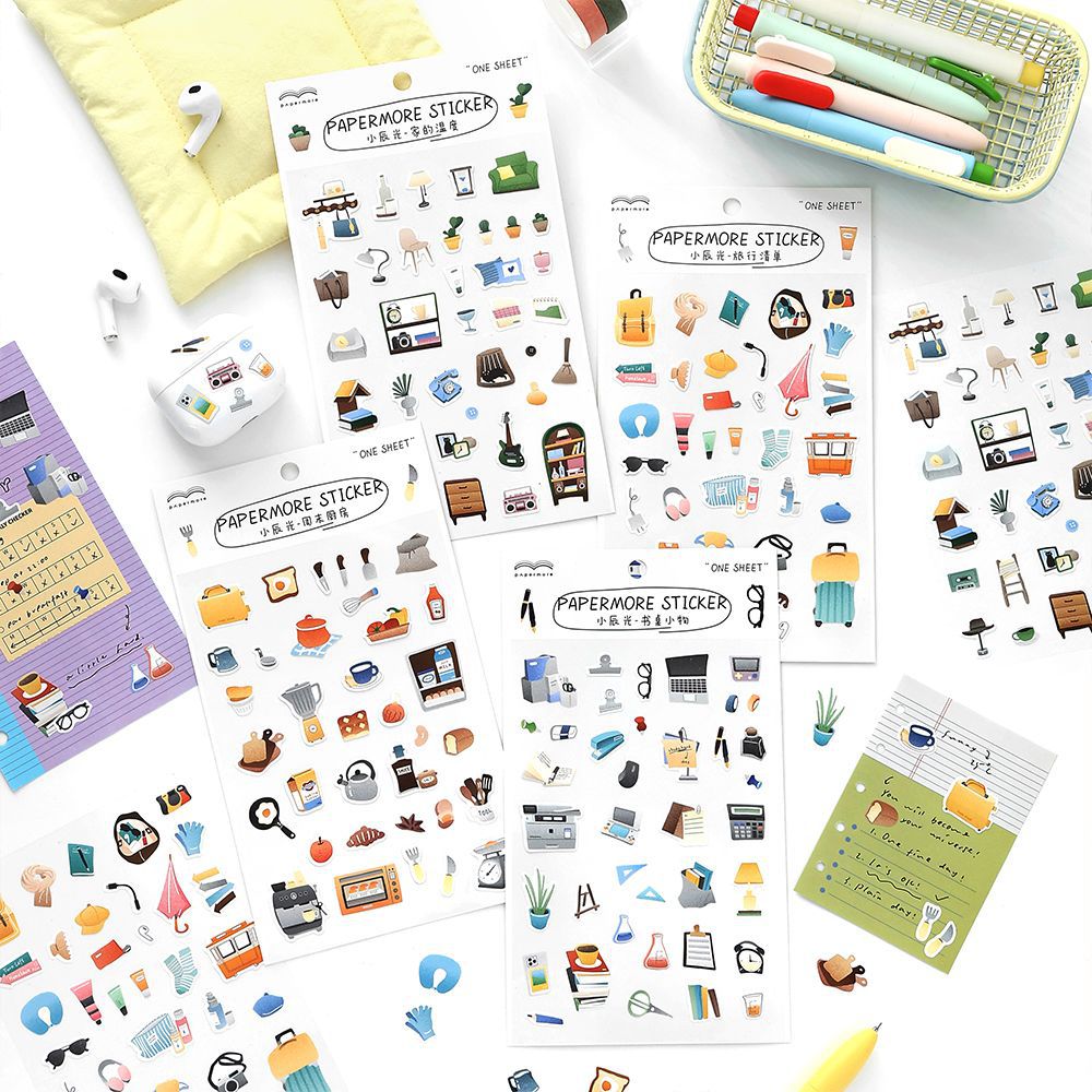 DIY手作り ステッカー★粘着シール★3D★手帳素材