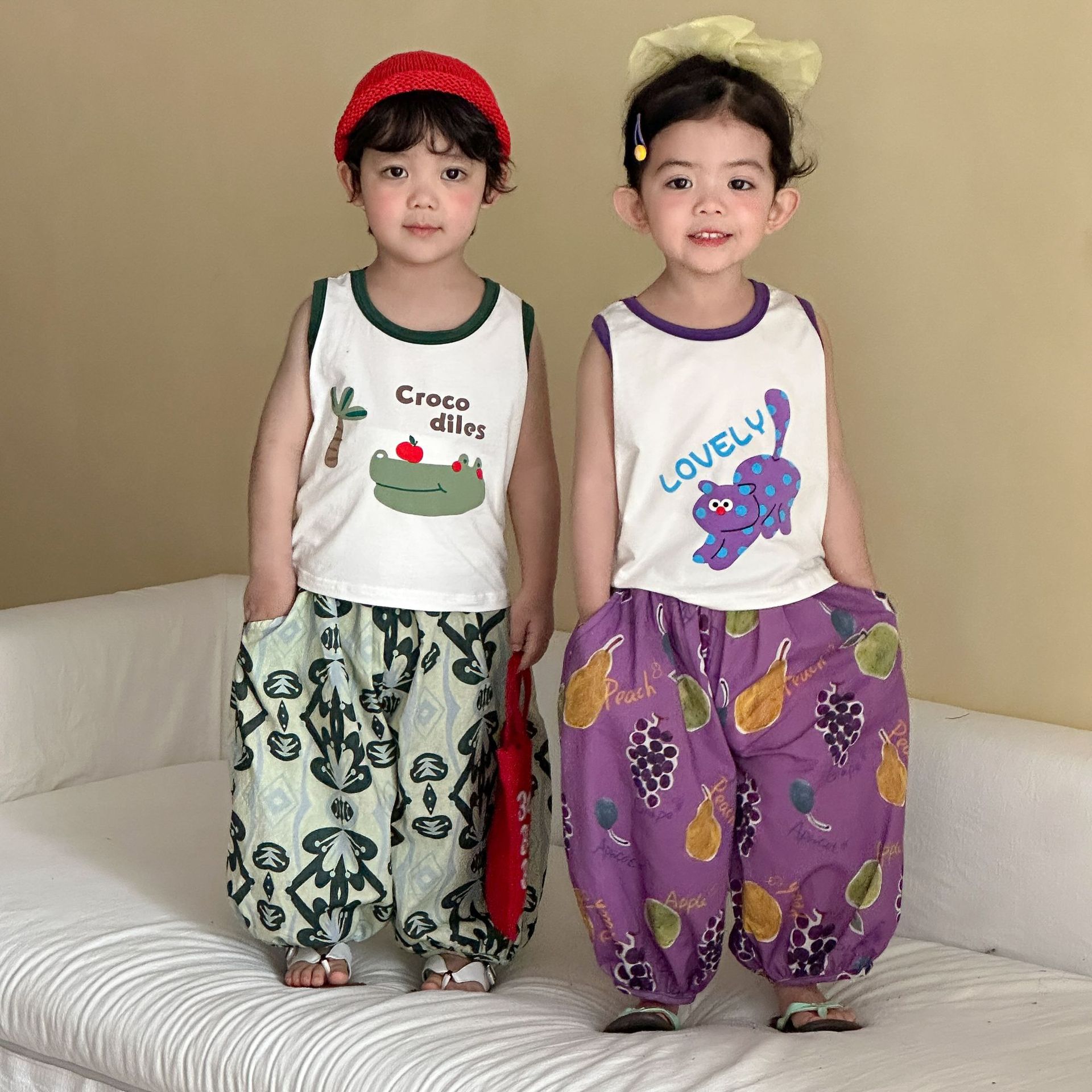 「2026」子供服★トップス+ズボン★セットアップ★韓国風子供服★2色80cm〜150cm