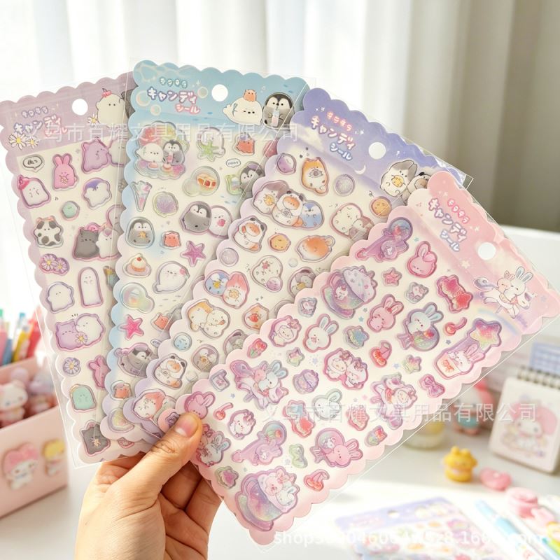 子供お褒めシール★立体★防水ステッカー ★DIY デコレーション用