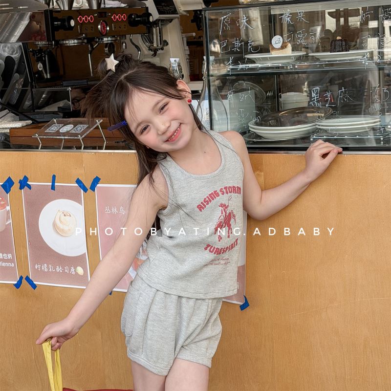 2026★夏新作★韓国風ベビー服★トップス+ズボン★80cm〜130cm 2色