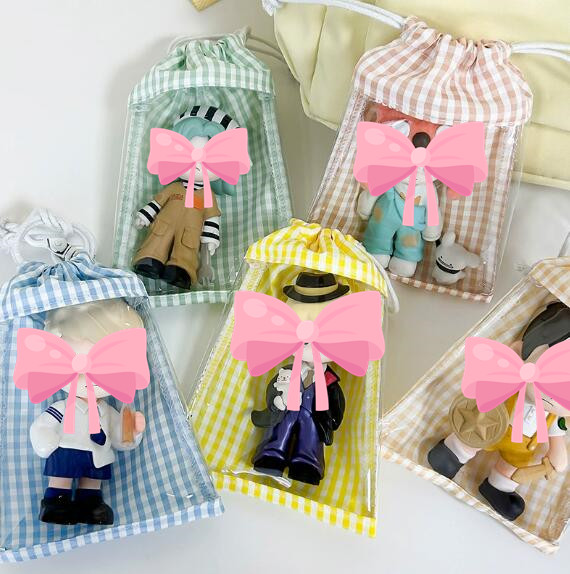 フィギュア 展示用 吊りポーチ★ぬいぐるみを飾れる吊り下げ式収納バッグ