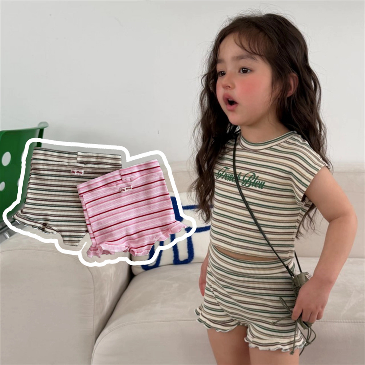 2026★夏新作★韓国風ベビー服★トップス+ズボン★73CM〜120cm 2色
