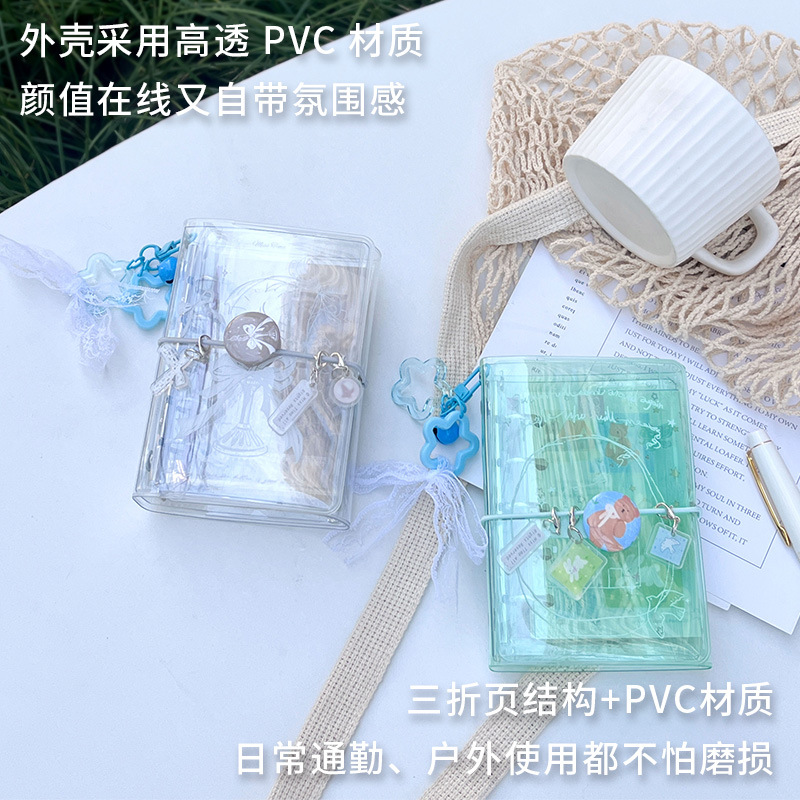 M5 システム手帳★リング式ノート ★三つ折り収納★DIY 手帳