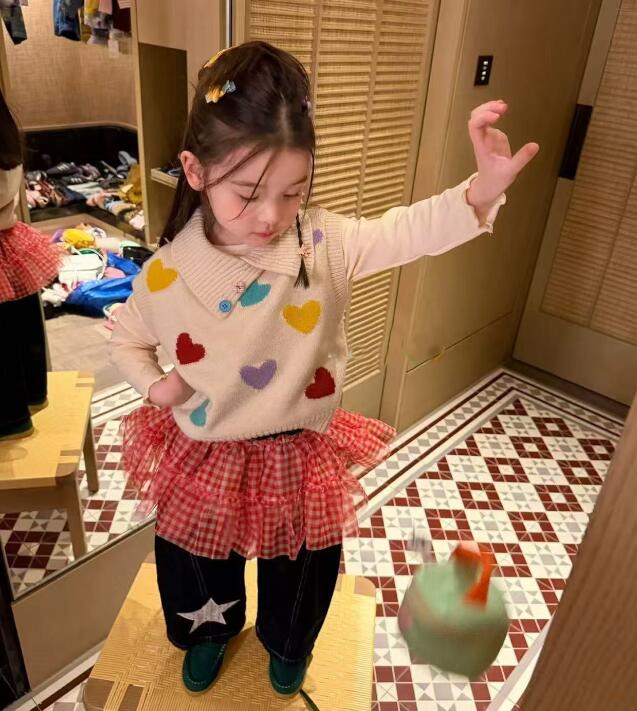 2026秋新作SX★子供服　トップス&ニットベスト&ズボン&スカート★80cm〜130cm