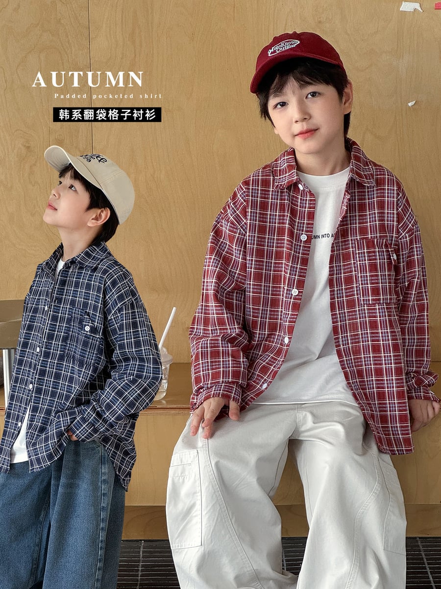 2026秋新作TK★子供服 　コート　シャツ★90cm〜160cm 2色
