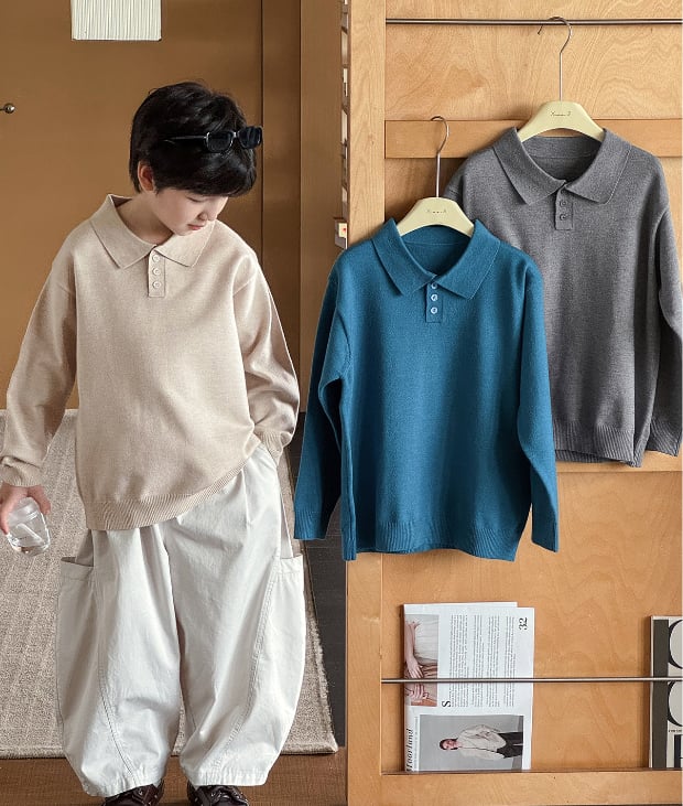 2026秋新品TK★子供服　セーター★90cm〜160cm 3色