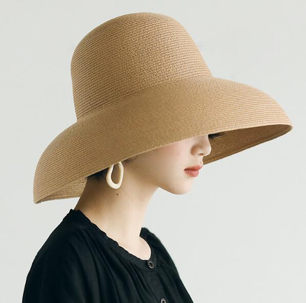 季節の流行・日除け帽・レディース・ins・草編み・人気・ファッション帽子・5色