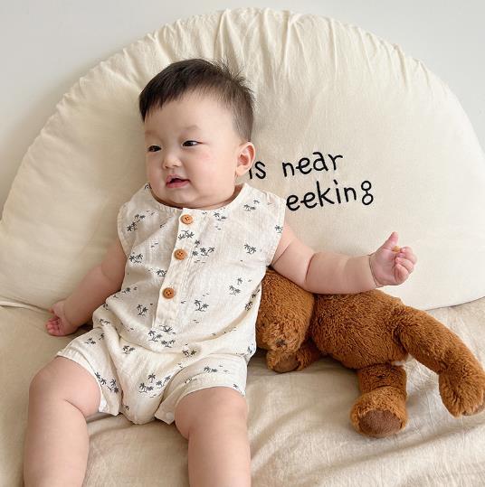 2022夏新品★子供服　トップス　ロンパース　66-90cm
