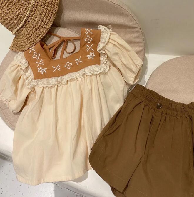 2022新作★子供服★シャツ+パンツ★セットアップ★韓国子供服★キッズ女の子★73-120CM