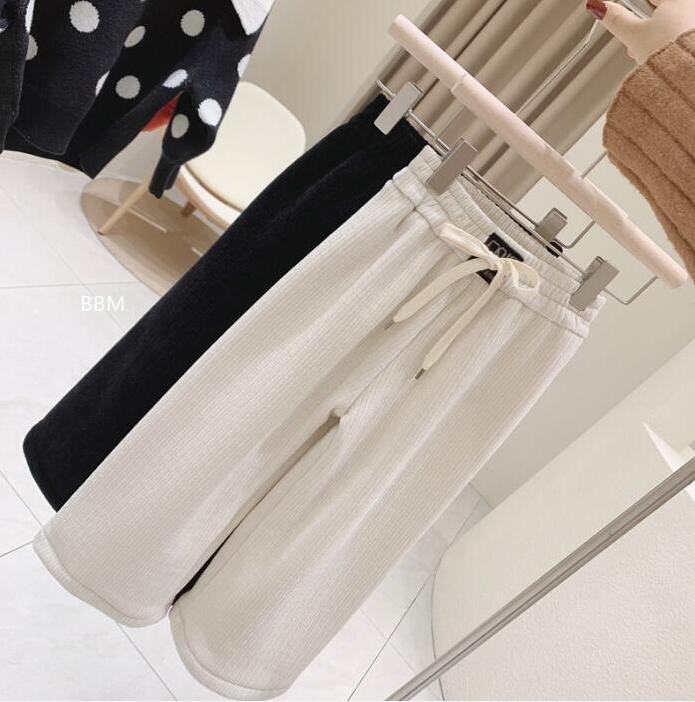 2022★秋冬新作★韓国風子供服★裏起毛★ズボン★2色7-15