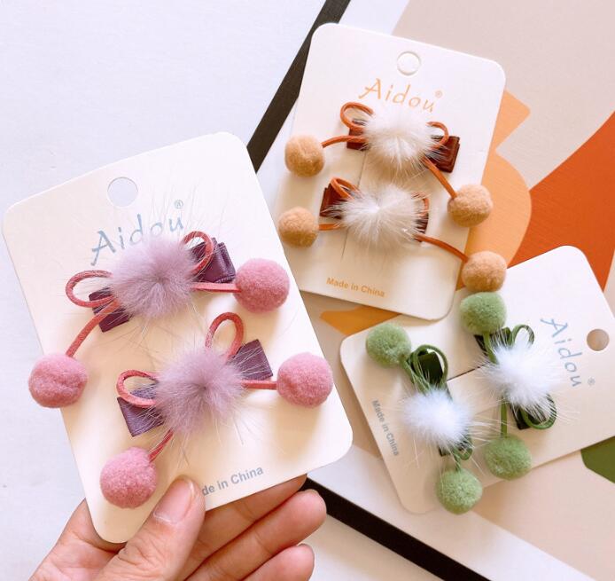 子供用★ヘアピン★髪飾り★まとめ髪用★ヘアアクセサリー★2枚入り★多色