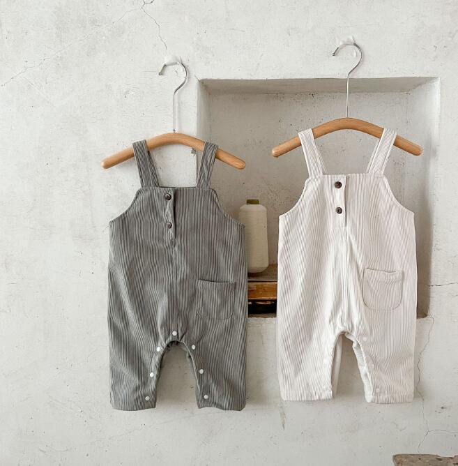 2023新作★サロペット★子供服★ベビー★韓国風子供服★無地★2色★66-100CM