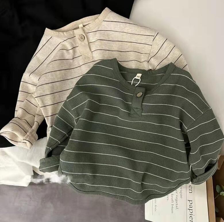 春新作★韓国風子供服★Tシャツ★トップス★4色80-130CM