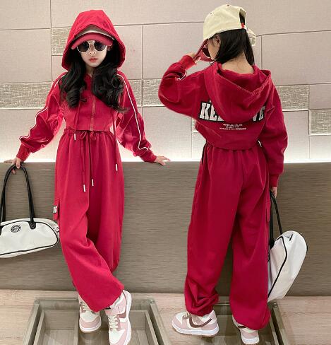 2023新品★子供服★コート+ズボン　セットアップ★120-170cm★